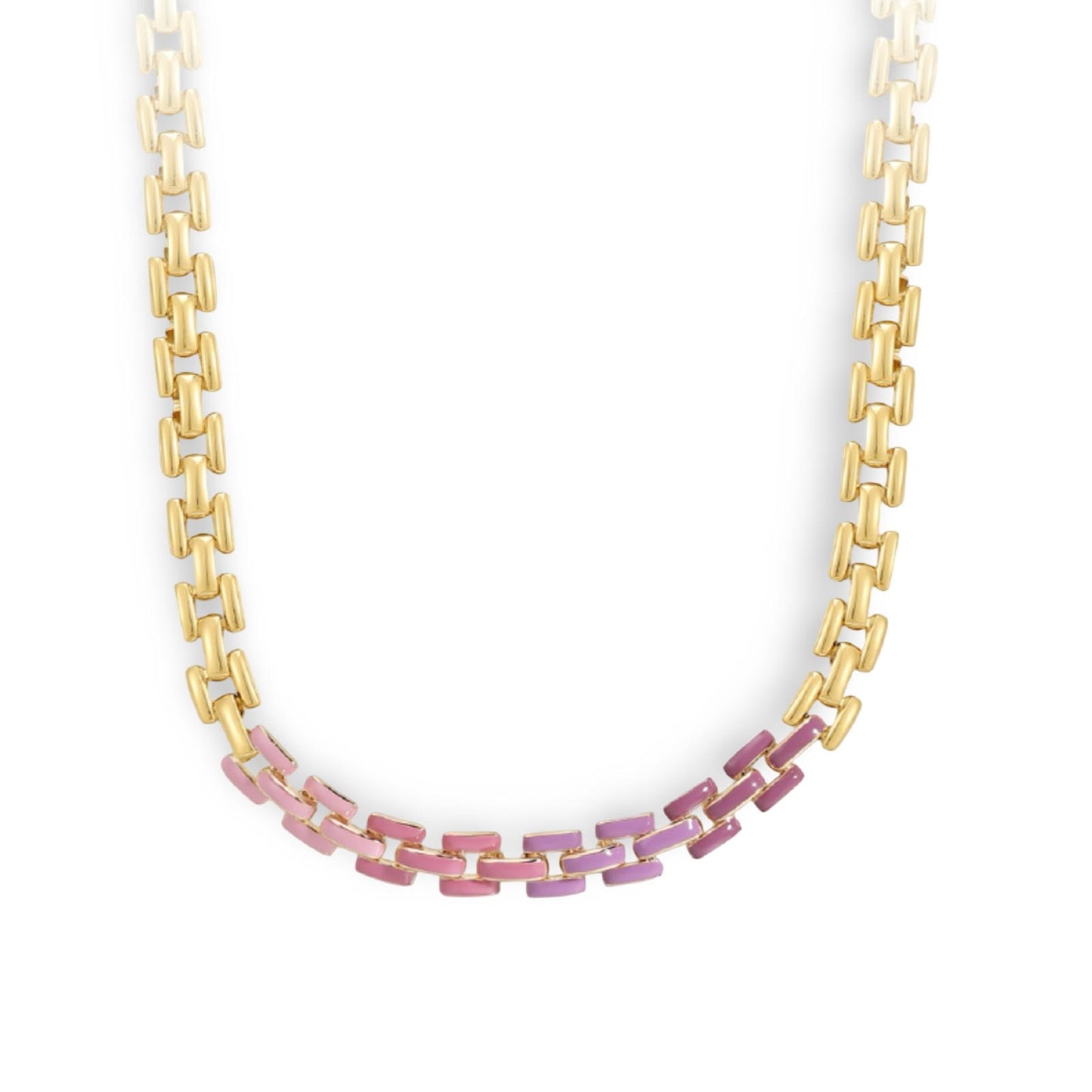 The Pink Watch Band Necklace