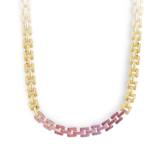 The Pink Watch Band Necklace